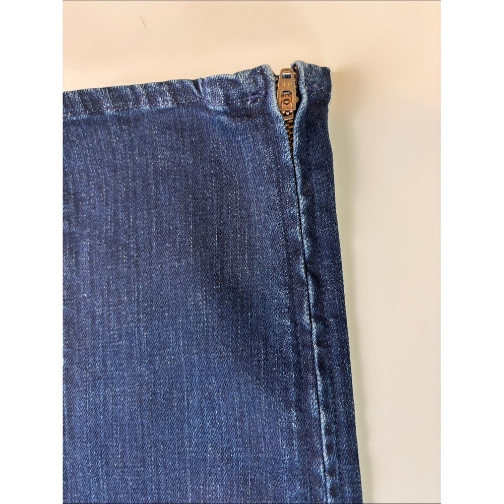J Brand The Deal Skinny‎ Leg Jeans Blue Womens 27 Ankle Zip Dark Wash Consign - Picture 5 of 10